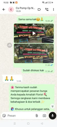 Testimonial Papan Bunga cijaku
