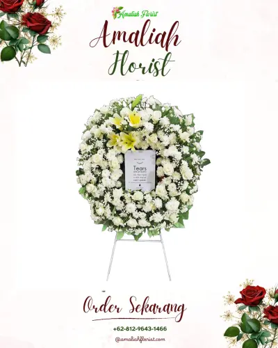 Krans Bunga Duka Cita cijaku